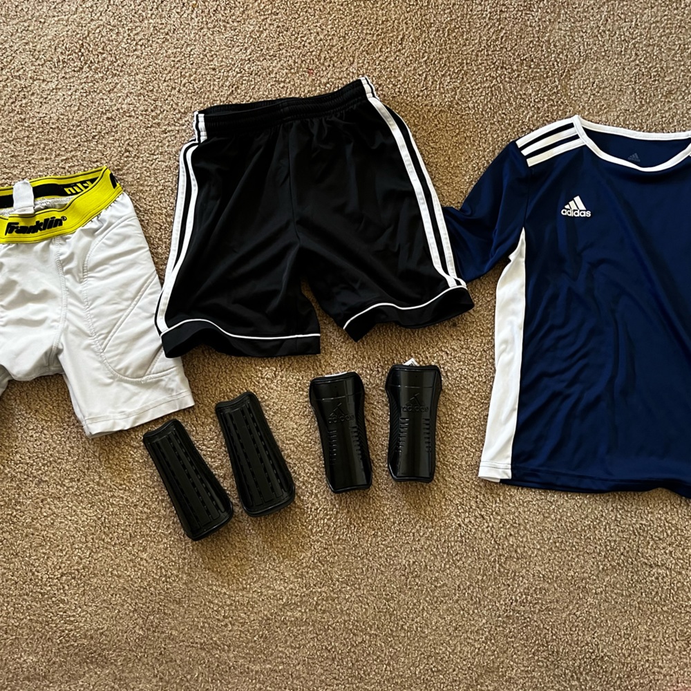 Lot of Soccer Gear Youth size small